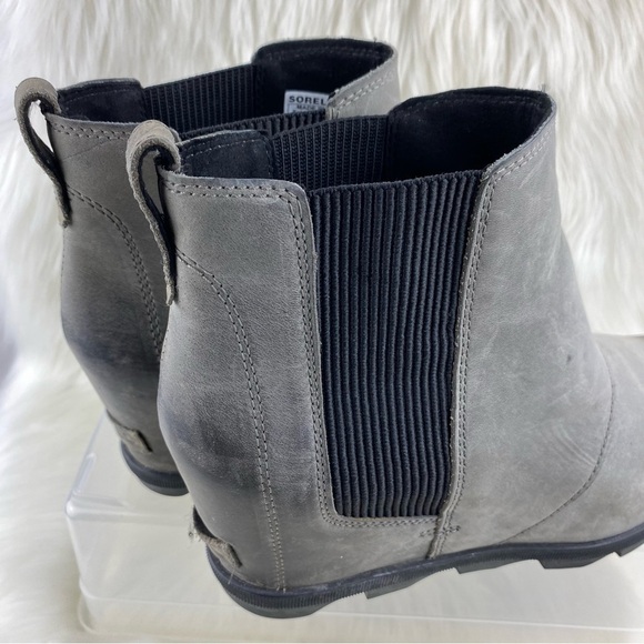 SOREL JOAN OF ARCTIC ANKLE BOOTIES WEDGES - Picture 6 of 9